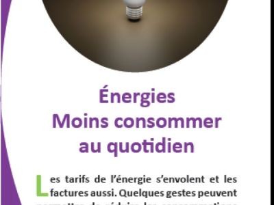 Energies : moins consommer au quotidien