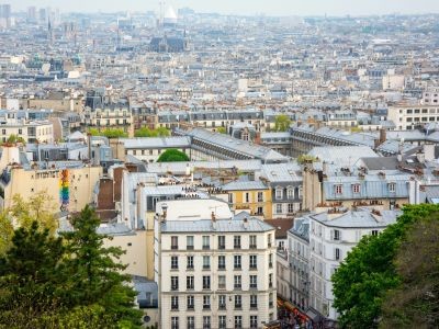 vue aérienne d'immeubles