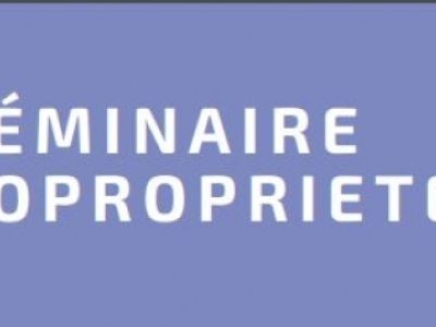 Inscrivez-vous au séminaire copropriété du 4 décembre 2019