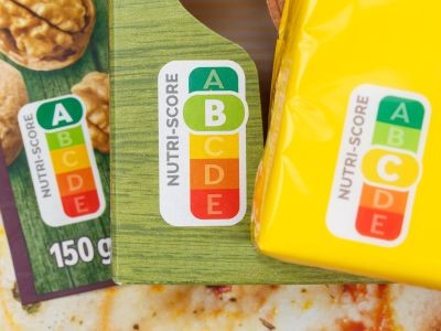 logos nutri-score sur des emballages